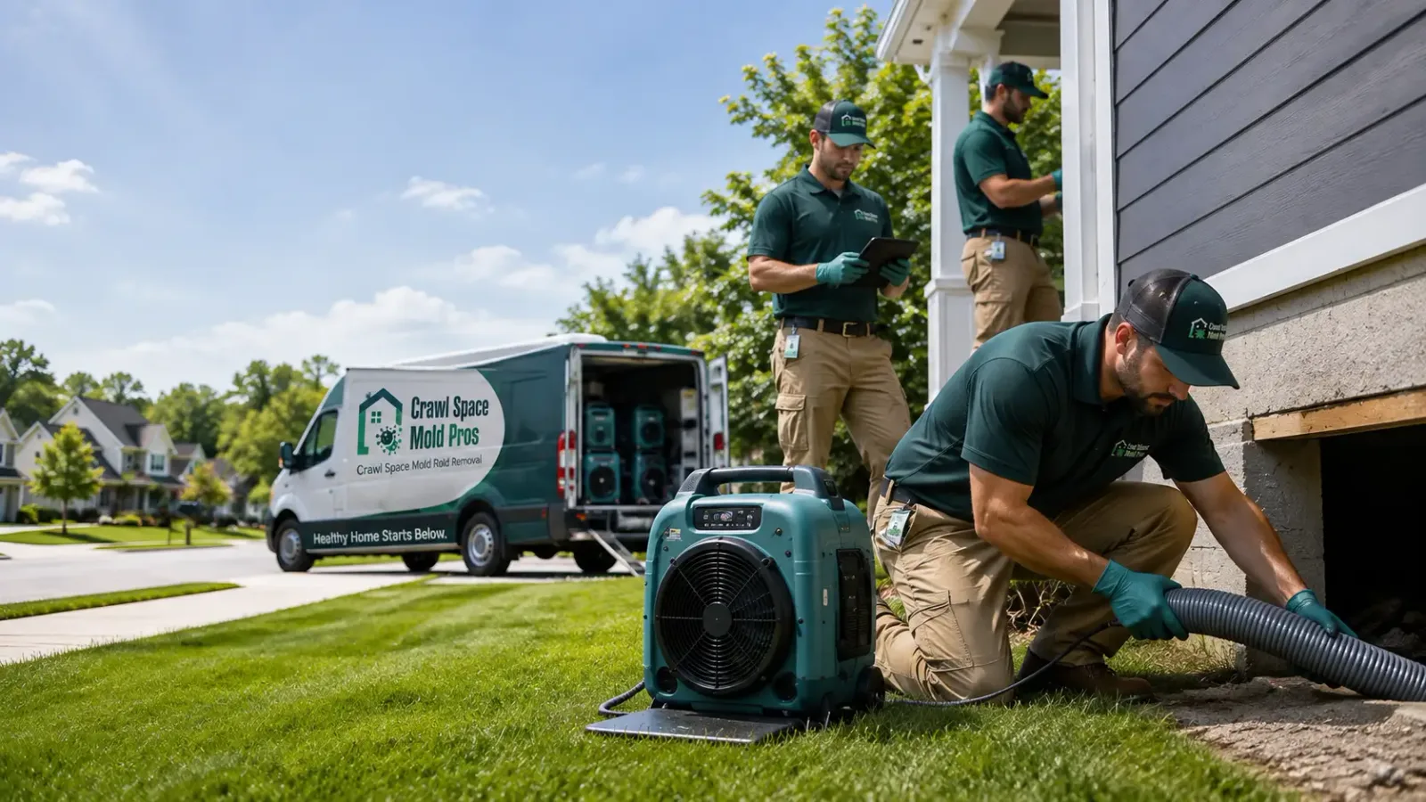 Crawl Space Mold Removal in Morrisonville, IL